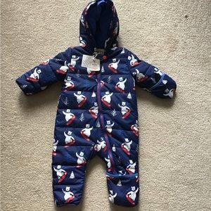 Hatley Winter Bundler Snowsuit with Snowboarding Polar Bear